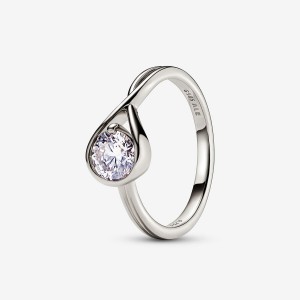Pandora Brilliance 0.75 ct tw Lab-Created Diamond Rings White gold | 01534-OJKC