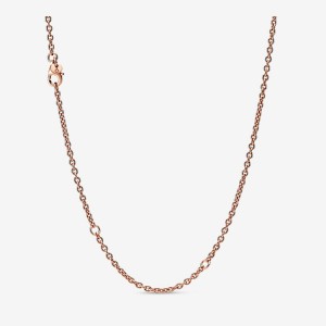 Pandora Cable Chain Necklaces Rose gold plated | 46279-SVEZ
