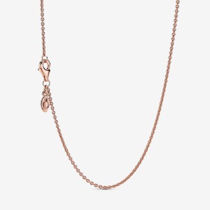 Pandora Classic Cable Chain Necklaces Sterling silver | 80697-HFZE
