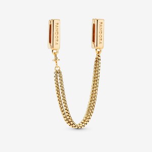 Pandora Clip Safety Chains Rose gold plated | 07193-EAJK
