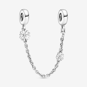 Pandora Daisy Flower Safety Chains Sterling silver | 13925-AKDV