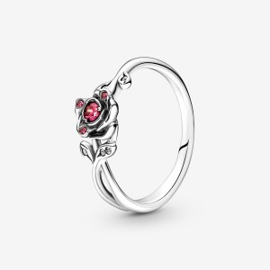 Pandora Disney Beauty the Beast Pinky Rings Sterling silver | 34659-GTRJ