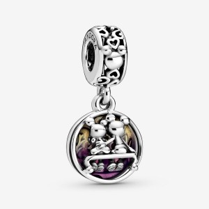 Pandora Disney Mickey Mouse & Minnie Mouse Happily Ever After Dangle Charms Sterling silver | 14309-XQYI
