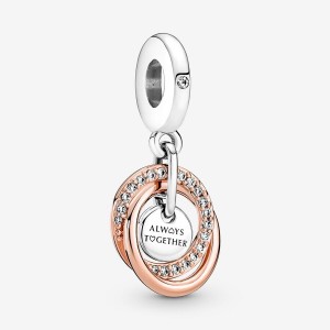 Pandora Family Always Encircled Pendant Necklaces Sterling silver | 30526-NEMD