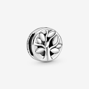 Pandora Family Tree Clip Clips Sterling silver | 07613-OPBX