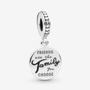 Pandora Friends Are Family Dangle Charms Sterling silver | 51436-ATOU