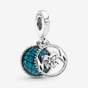 Pandora Glitter Globe Mom Dangle Charms Sterling silver | 54302-VPNF