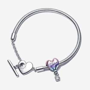 Pandora Happy Birthday Balloon T-Bar Best Seller Bracelets Multicolor | 82196-WNJB