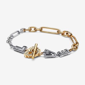 Pandora Keith Haring x Love Links Link Bracelets Two-tone | 43127-VCNT