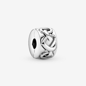 Pandora Knotted Clip Clips Sterling silver | 96254-ONCU