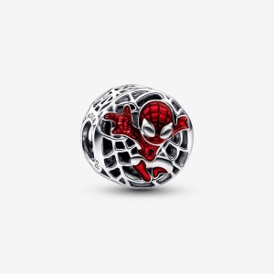 Pandora Marvel Spider-Man Soaring City Charms Sterling silver | 06741-PVSM