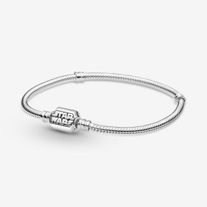 Pandora Moments Star Wars Snake Clasp Charm Bracelets Sterling silver | 92630-GSRT