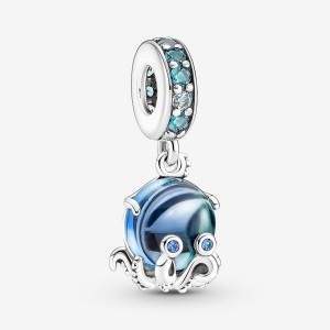 Pandora Murano Glass Cute Octopus Dangle Charms Sterling silver | 97438-XDOI