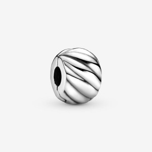 Pandora Polished Feathered Clip Clips Sterling silver | 49375-WPCQ