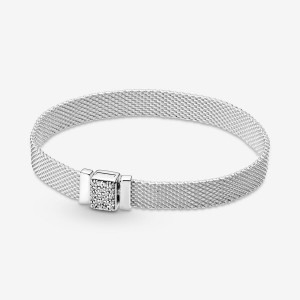 Pandora Reflexions Sparkling Clasp Charm Bracelets Sterling silver | 35902-XRIU