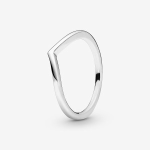 Pandora Shining Wish Heart & Promise Rings Sterling silver | 85136-IXQD