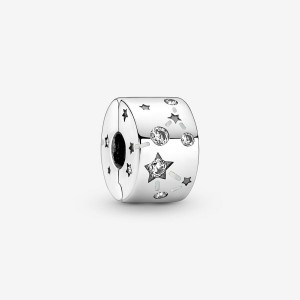 Pandora Stars & Galaxy Clip Clips Sterling silver | 69203-FVCX