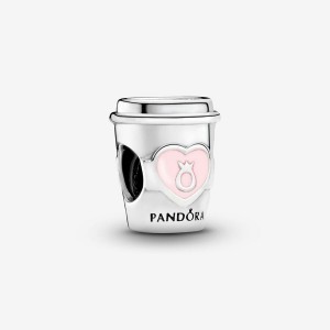 Pandora Take a Break Coffee Cup Charms Sterling silver | 70318-QPRE