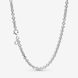 Pandora Thick Cable Chain Necklaces Sterling silver | 98306-YEKT
