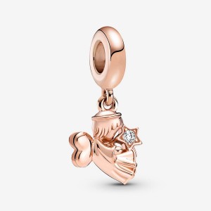 Pandora Winged Angel Dangle Charms Rose gold plated | 24680-SOHR