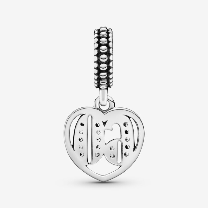 Pandora 60th Celebration Dangle Charms Sterling silver | 85246-AYVH