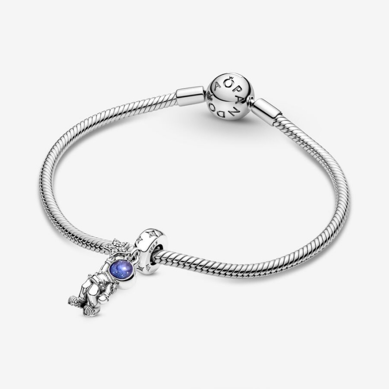 Pandora Astronaut In The Galaxy Dangle Charms Sterling silver | 37150-ZIYP