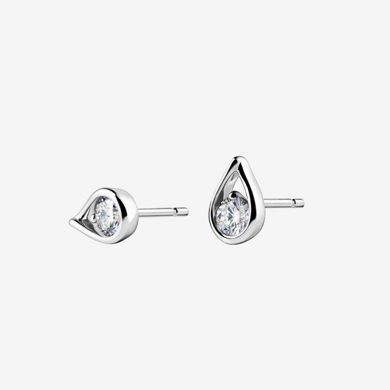 Pandora Brilliance 0.50 ct tw Lab-Created Diamond Necklaces White gold | 87401-BHGY