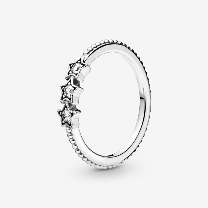 Pandora Celestial Stars Statement Rings Sterling silver | 53401-GBJD