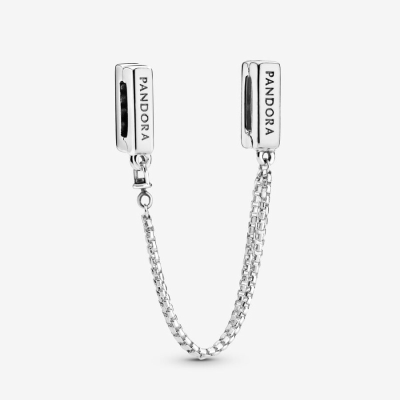 Pandora Clip Safety Chains Gold plated | 17608-HKEX