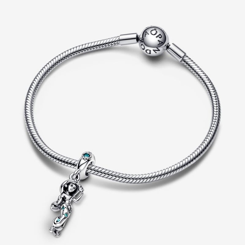 Pandora Disney Aladdin Princess Jasmine Dangle Charms Sterling silver | 46128-SXYM