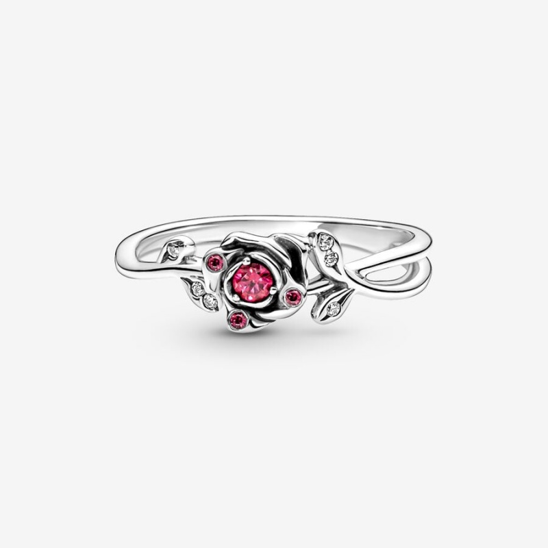 Pandora Disney Beauty the Beast Pinky Rings Sterling silver | 34659-GTRJ