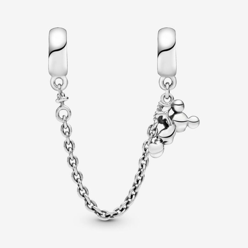 Pandora Disney Climbing Mickey Chain Safety Chains Sterling silver | 34629-HXZI
