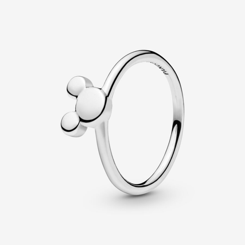 Pandora Disney Mickey Minnie Mouse Silhouette Puzzle Pinky Rings Sterling silver | 67503-WRBP