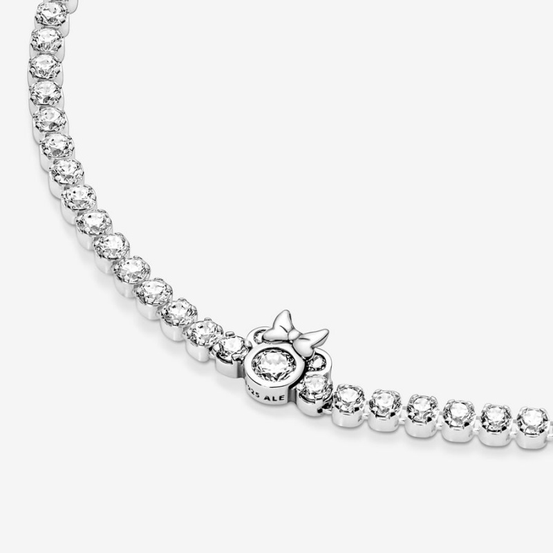 Pandora Disney Minnie Mouse Tennis Chain Bracelets Sterling silver | 61857-MYRW