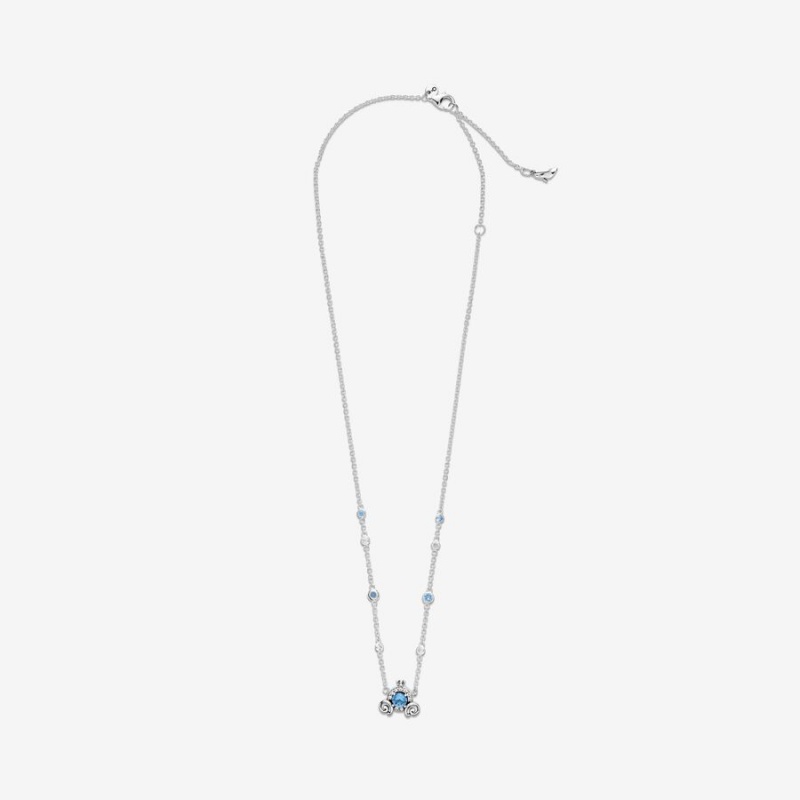 Pandora Disney Pumpkin Coach Collier Pendant Necklaces Sterling silver | 05473-ZAKL
