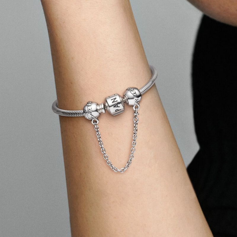 Pandora Family Forever Safety Chains Sterling silver | 34185-JEQO