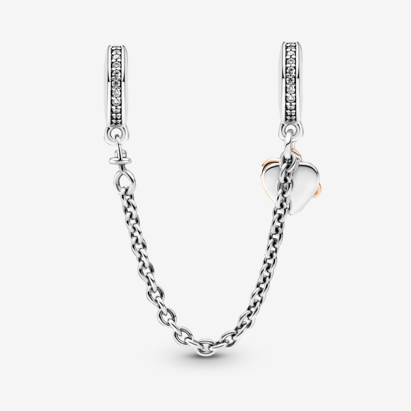 Pandora Family Safety Chains Two-tone | 53201-MYZR