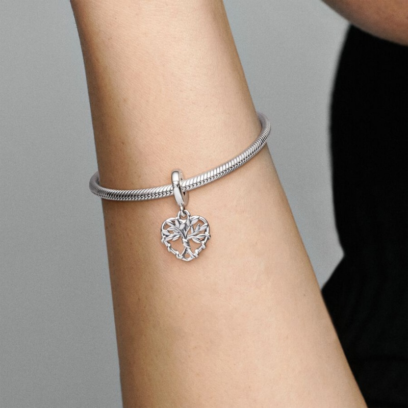 Pandora Family Tree Chain Bracelets Sterling silver | 76501-EBNY
