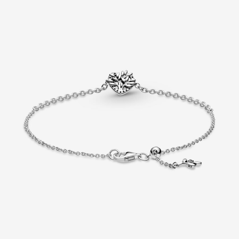 Pandora Family Tree Safety Chains Sterling silver | 56792-TRVA