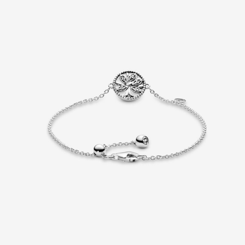 Pandora Family Tree Safety Chains Sterling silver | 86945-BJNZ