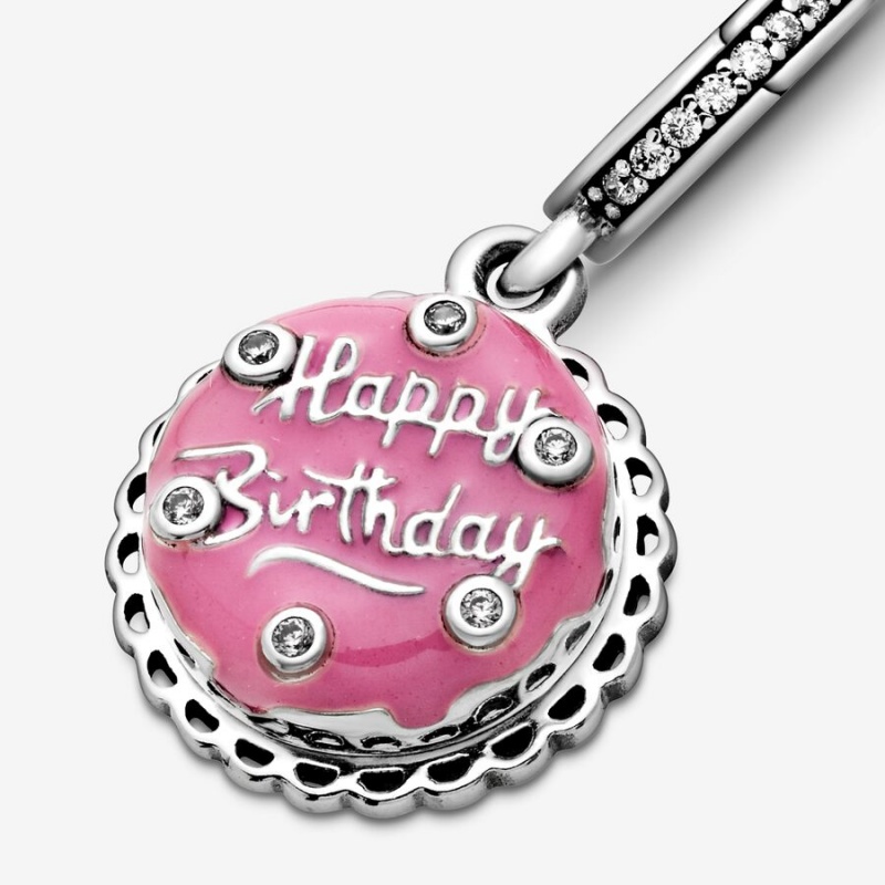 Pandora Happy Birthday To You Charm Holders Multicolor | 96703-RPVD