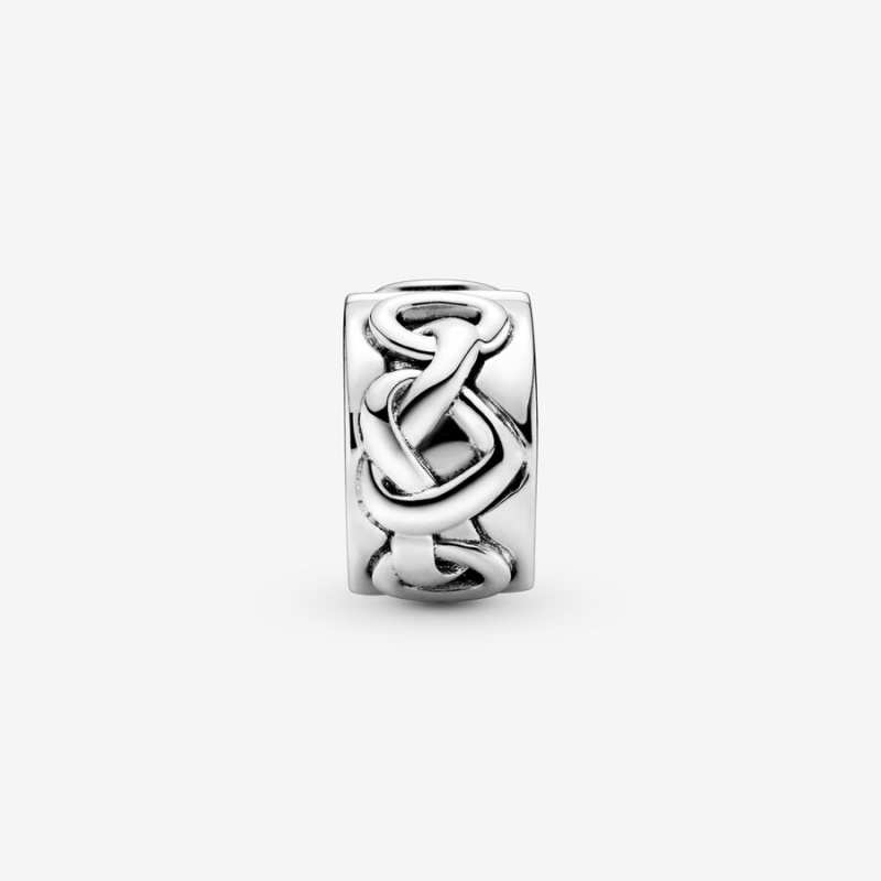 Pandora Knotted Clip Clips Sterling silver | 97346-JQTF