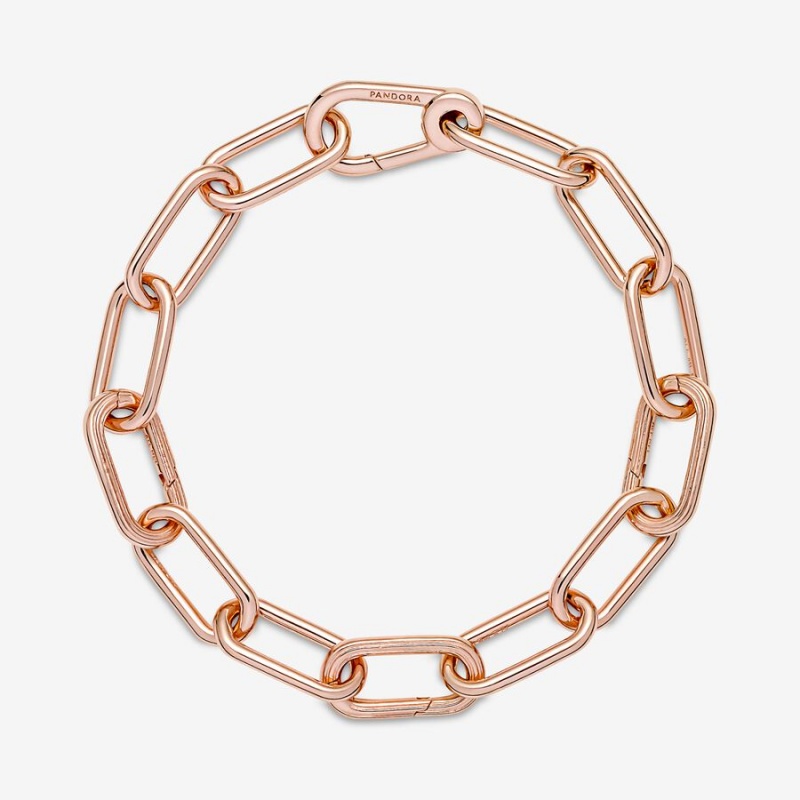 Pandora ME Chain Necklaces Rose gold plated | 03654-KPZR