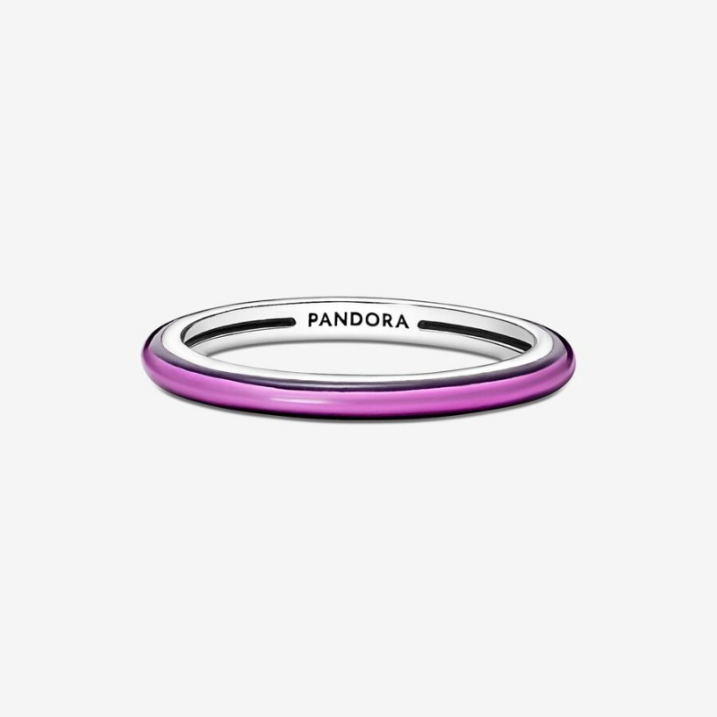 Pandora ME Shocking Purple Stackable Rings Sterling silver | 92148-FKNT