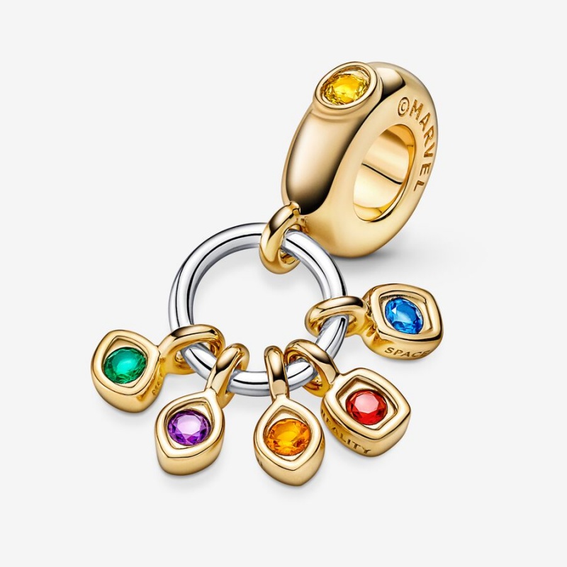 Pandora Marvel The Avengers Infinity Stones Pinky Rings Gold plated | 96420-SXQZ