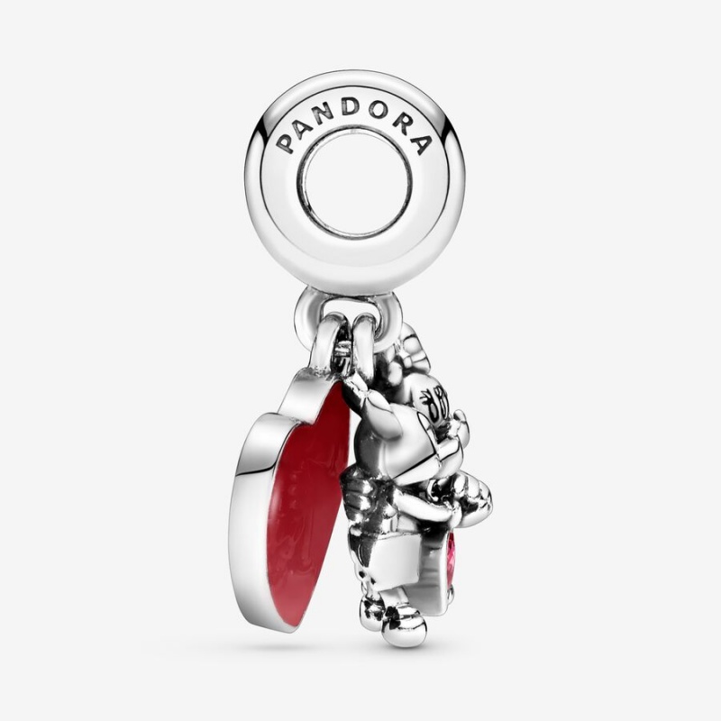 Pandora Minnie & Mickey With Love Dangle Charms Sterling silver | 05672-IXMS
