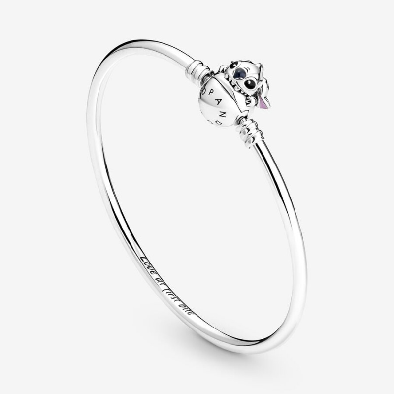 Pandora Moments Disney Stitch Biting Clasp Charm Bracelets Sterling silver | 46915-ZTAS