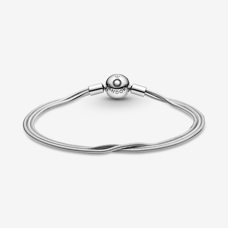 Pandora Moments Multi Snake Charm Holders Sterling silver | 29618-TYDW