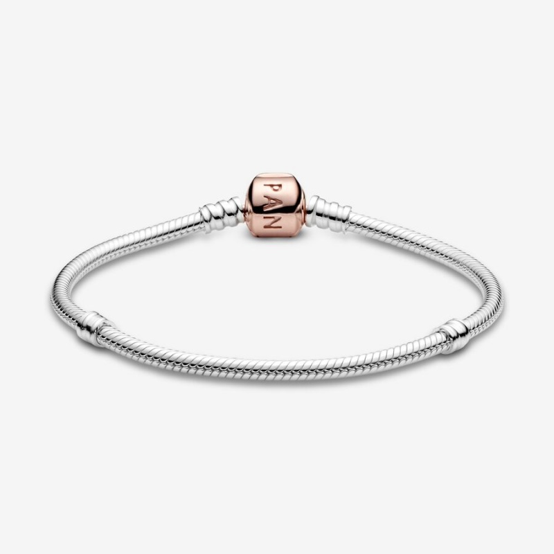 Pandora Moments Snake Chain Bracelets Gold | 43790-KMNX