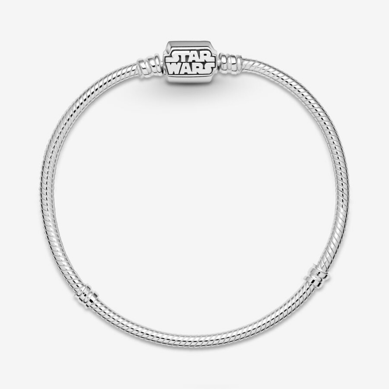 Pandora Moments Star Wars Snake Clasp Charm Bracelets Sterling silver | 92630-GSRT